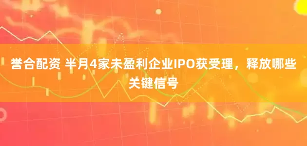 誉合配资 半月4家未盈利企业IPO获受理，释放哪些关键信号